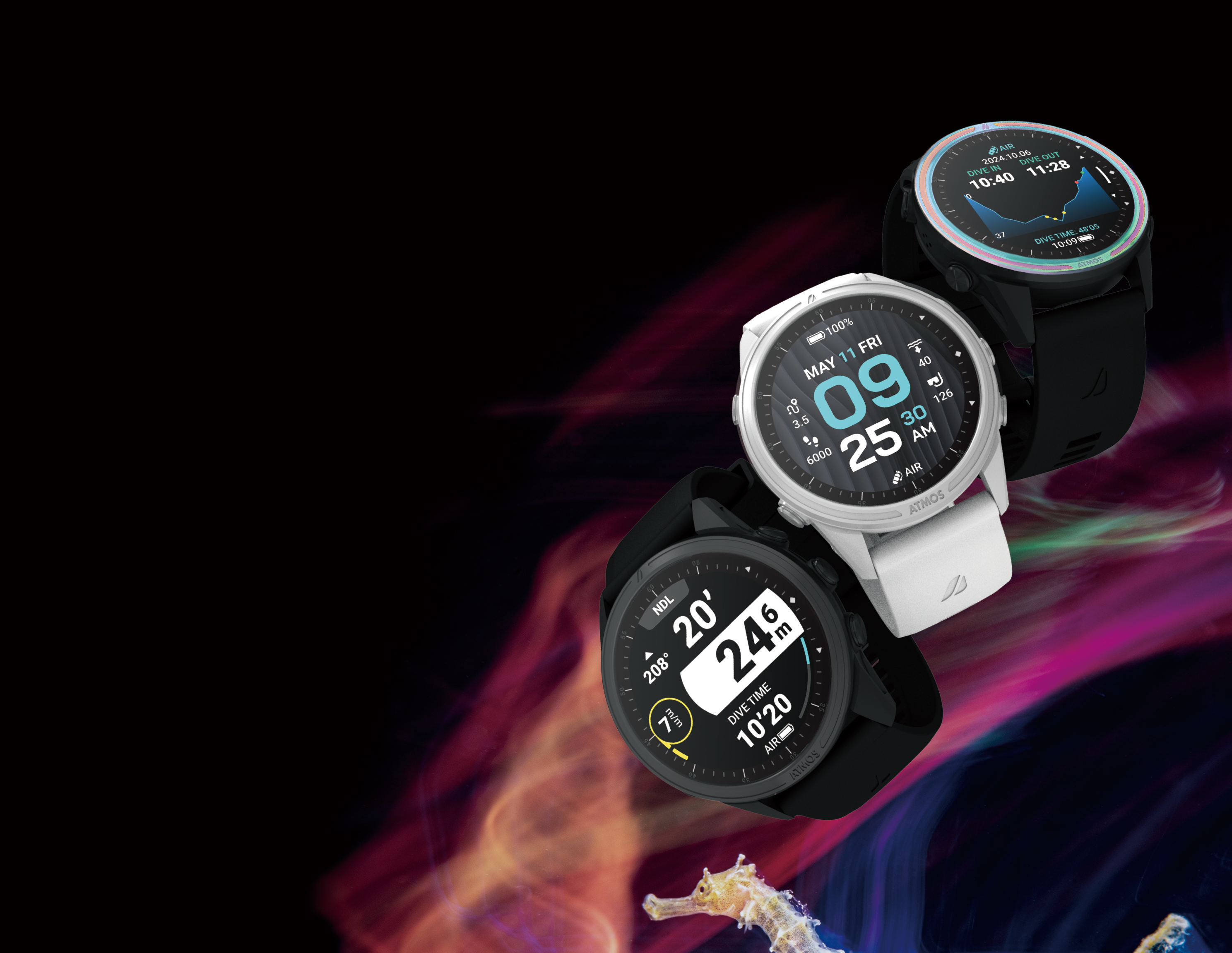 Atmos Mission 2 ダイブコンピューター（ATMOS – 総合スクーバ 